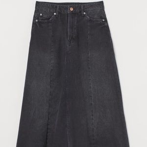 New H&M A-line Denim Skirt Size 4
